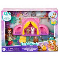 tentai stovyklavietei - Figūrėlių rinkinys, išvyka su palapine Mattel Enchantimals Enchantimals Tent Camping, 12 vnt., įvairių spalvų - 1 nuotrauka