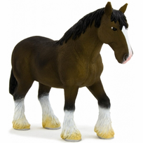 Žaislinė figūrėlė Mojo Clydesdale 387070, 15 cm, ruda