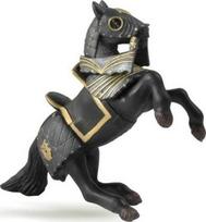 Žaislinė figūrėlė Papo Knight Armour Horse 401336, 14 cm, aukso/juoda
