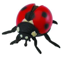 Žaislinė figūrėlė Collecta Ladybird 88474, 5.5 cm, juoda/raudona
