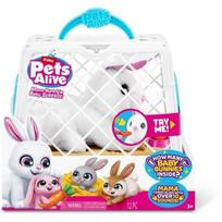ZURU Interaktyvus žaislas Mama Bunny & Baby Surprise, Balta (White)