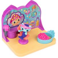Figūrėlių rinkinys Spin Master Gabby's Dollhouse Wellness Room With Meerkat, geltona/rožinė