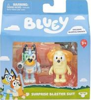 Figūrėlių rinkinys Moose Toys Bluey Surprise Blaster Suit 76528, 2 vnt., įvairių spalvų