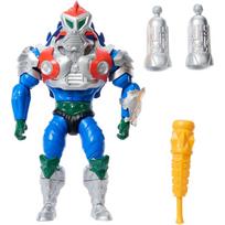 Žaislinė figūrėlė, su priedais Mattel Masters Of The Universe Turtles Of Grayskull Mekaneck JBN01, mėlyna/sidabro/raudona
