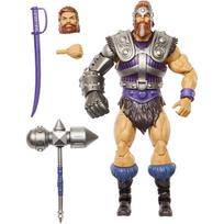 Žaislinė figūrėlė, su priedais Mattel Masters Of The Universe New Eternia Fisto, 18 cm, sidabro/violetinė