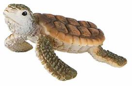 Žaislinė figūrėlė, vėžlys Bullyland Young Sea, 6 cm, ruda