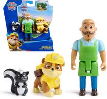 Figūrėlių rinkinys Spin Master Paw Patrol Rubble, 3 vnt., juoda/geltona/žalia