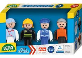 Žaislinė figūrėlė Lena Figures Set 04490, 8 cm, 4 vnt., įvairių spalvų