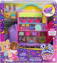 polly pocket - Figūrėlių rinkinys Mattel Polly Pocket Polly Pocket Kitty Airways, įvairių spalvų - 1 nuotrauka