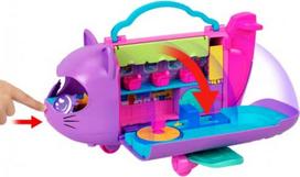 polly pocket - Figūrėlių rinkinys Mattel Polly Pocket Polly Pocket Kitty Airways, įvairių spalvų - 2 nuotrauka