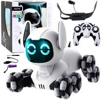 interaktyvus zaislas - Lean Toys TOOBY Robotas Šuo su Nuotoliniu Valdymu RC, Juodas/Baltas (Black/White) - 1 nuotrauka