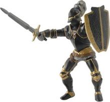 Žaislinė figūrėlė Papo Knight 401335, 8.5 cm, aukso/juoda