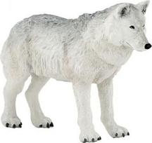 Žaislinė figūrėlė Papo Polar Wolf 401145, balta