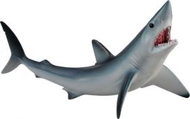 Žaislinė figūrėlė Collecta Shortfin Mako Shark 88679, 13 cm, mėlyna/balta