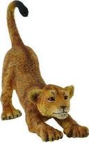 Žaislinė figūrėlė Collecta Lion Cub - Stretching 88416, 6 cm, ruda