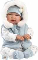 Lėlė - kūdikis Llorens Tino 84485, 44 cm, Mėlyna (Blue)