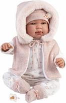 Lėlė - kūdikis Llorens 84486, 44 cm, Rožinė (Pink)