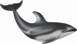 Žaislinė figūrėlė Collecta Pacific White-Sided Dolphin 88612, 12.8 cm, pilka