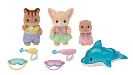 Figūrėlių rinkinys Sylvanian Families Pool Party Trio 5749, 3 vnt., įvairių spalvų