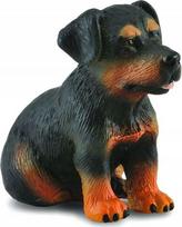 Žaislinė figūrėlė Collecta Rottweiler Puppy 88190, 4 cm, ruda/juoda