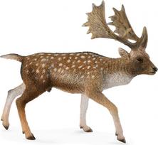 Žaislinė figūrėlė Collecta Fallow Deer Male 88685, 10.5 cm, ruda
