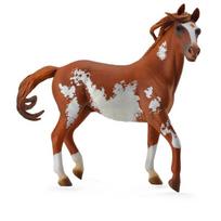 Žaislinė figūrėlė Collecta Mustang Stallion Chestnut 467962, ruda/balta