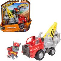 paw patrol figurele - Žaislinė figūrėlė, su priedais Spin Master Paw Patrol Rubble & Crew, raudona/geltona - 1 nuotrauka