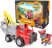 paw patrol figur - Transporto priemonė Paw Patrol Rubble & Crew 6066726, raudona/pilka - 1 nuotrauka