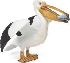 Žaislinė figūrėlė Papo Pelican 401637, 11 cm, balta/oranžinė