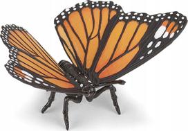 Žaislinė figūrėlė Papo Butterfly 410717, juoda/oranžinė