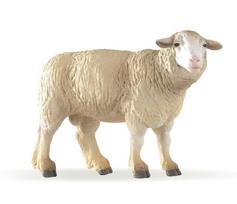 Žaislinė figūrėlė Papo Merinos Sheep 51041, 7.7 cm, balta