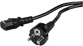 cee laidas - Hama Power Cord Plug With Earth Contact Black 1.5m - 1 nuotrauka