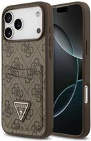 korteliu deklas apple - Dėklas Guess 4G Double Card Triangle skirtas Apple iPhone 17 Pro Max juodos spalvos - 1 nuotrauka