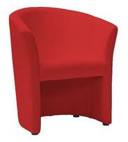 Fotelis Signal Meble TM-1, 67 x 60 x 76 cm, raudona
