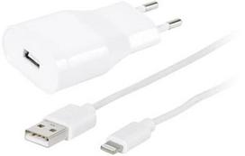 dc pakrovejas - Vivanco USB Wall Charger With Apple Lightning Cable White - 1 nuotrauka