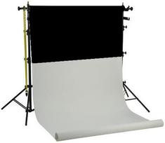 Falcon Eyes Background System SPK-2 with 2 Rolls Black/White 1.35x11 m