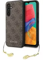 Guess 4G Charms Collection dėklas, skirtas Samsung Galaxy S23 FE - Rudas (Brown)