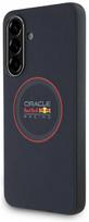 Red Bull PU Leather Red Ring Case for Samsung Galaxy A36 Tamsiai Mėlynas (Navy Blue)