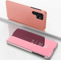 Hurtel Clear View Case for Samsung Galaxy S25 Ultra - Rožinis (Pink)