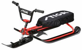 Stiga SX Pro rogės su vairu, raudona (Red), 85 cm