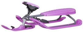 Rogutės Stiga Snowracer Curve, pilka (Gray) / rožinė (Pink)