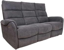 Sofa Home4you Bowers 3-vietė, pilka (Gray)