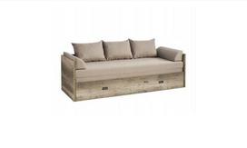 Sofa-lova BRW Malcolm, smėlio (Sand)