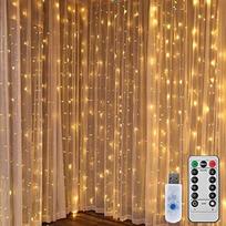Kalėdinė girlianda užuolaida 300 LED, 3x3m