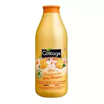 COTTAGE HONEY & FRANGIPANI dušo želė ir vonios pienelis, 750 ml