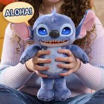 Disney Just Play Interaktyvus pliušinis nuotaikas keičiantis Stičas, 27 cm
