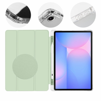 OBAL:ME MistyTab dėklas Samsung Galaxy Tab S10 Lite/S9/S9 FE/S10 FE Žalias (Light Green)