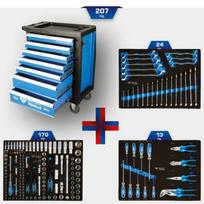 vezimelis su stalciukais - KS Tools BT153207 Įrankių vežimėlis - 1 nuotrauka