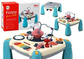 Lean Toys Interaktyvus edukacinis stalas su pianinu ir kosmoso tema, Mėlynas (Blue)