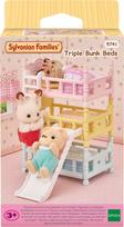 sylvanian families namas - SYLVANIAN FAMILIES Triaukštė lova su čiuožykla 5741 - 1 nuotrauka